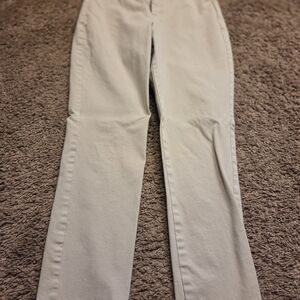 Old Navy High-Rise Pixie Skinny Pants in Tan